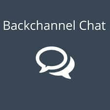backchannel chat Backchannel chat logo