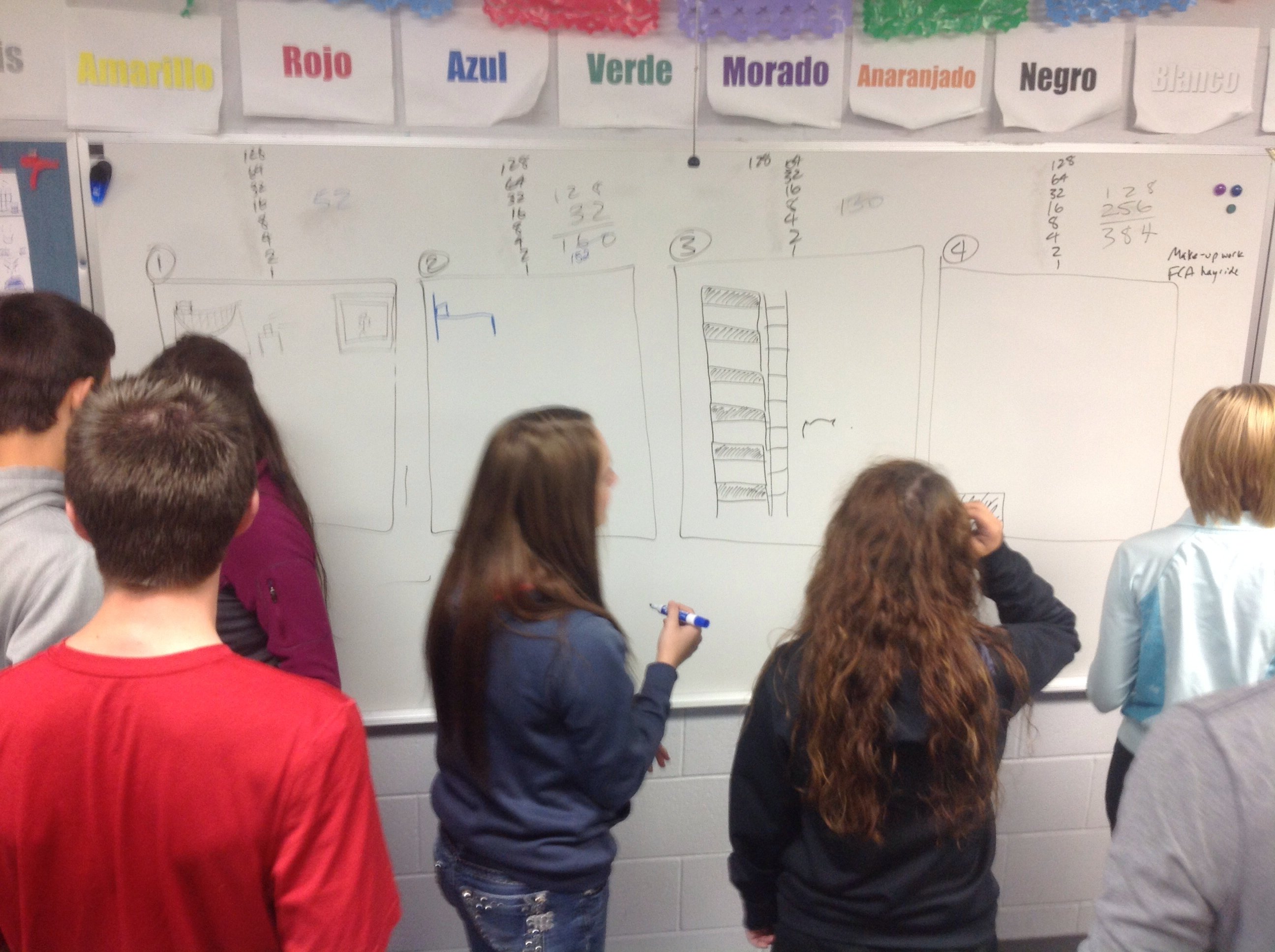 Students ponder what new items to add to their bedrooms in "Ultimate Bedroom Makeover." (Photo via Matt Miller)