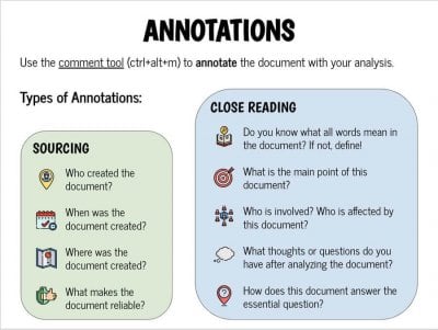 DBQ Analysis Template