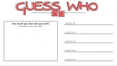 Guess Who Jamboard Template