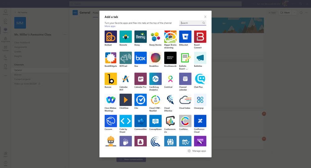 microsoft teams apps
