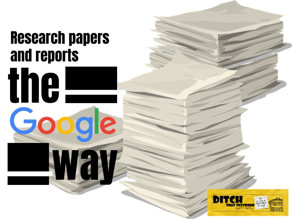 research reports papers google way blog image