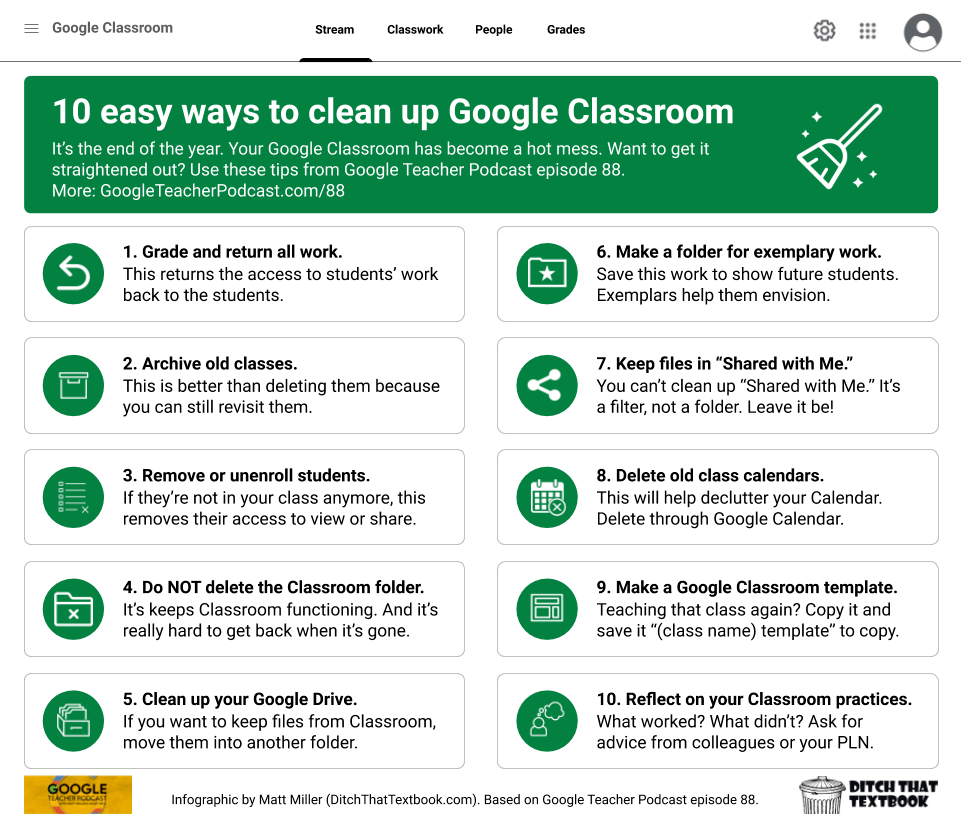 10 google classroom clean up tips 10 google classroom clean up tips