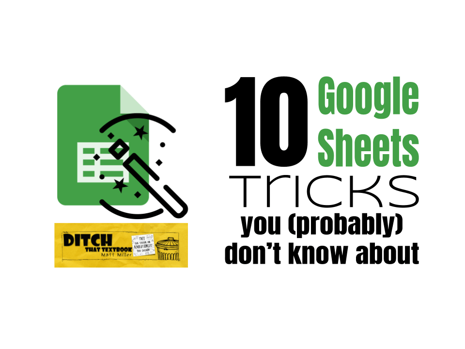 10 Google Sheets tricks you (probably) don't know about (1)