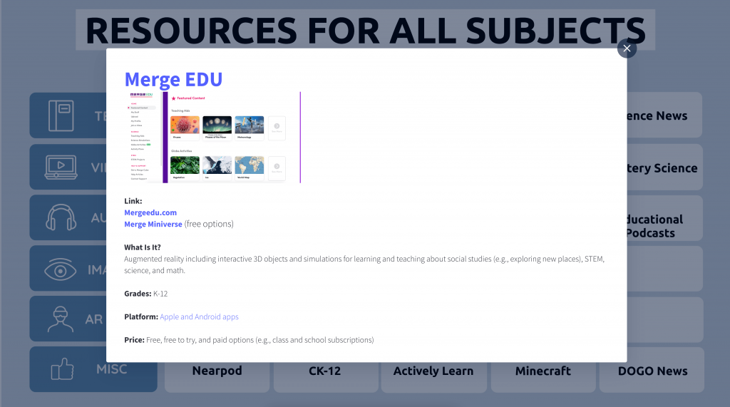 11 - Resources for All Subjects