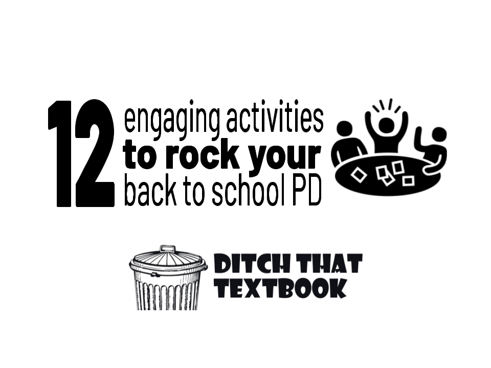 12 engaging activities to make your Back to School PD rock 12 engaging activities to make your Back to School PD rock