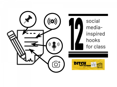 12 social media inspired hooks for class