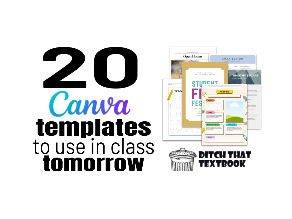 20 Canva templates to use in class tomorrow 20 Canva templates to use in class tomorrow