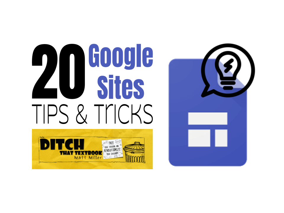 20 Google Sites tips and tricks (