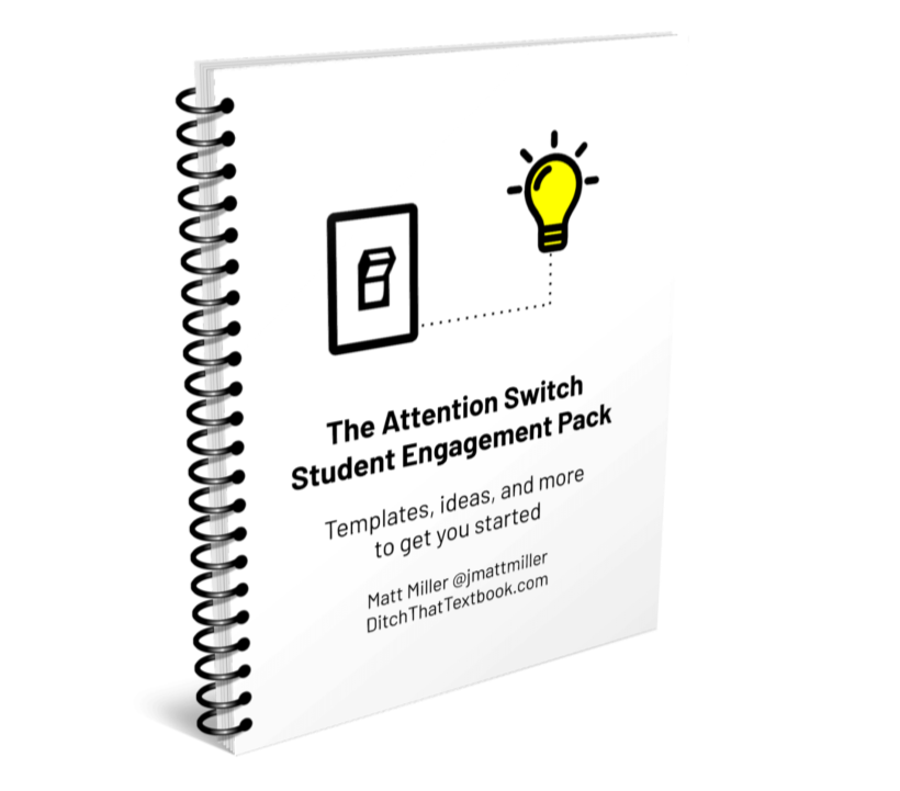 attention switch student engagement pack cover ebook