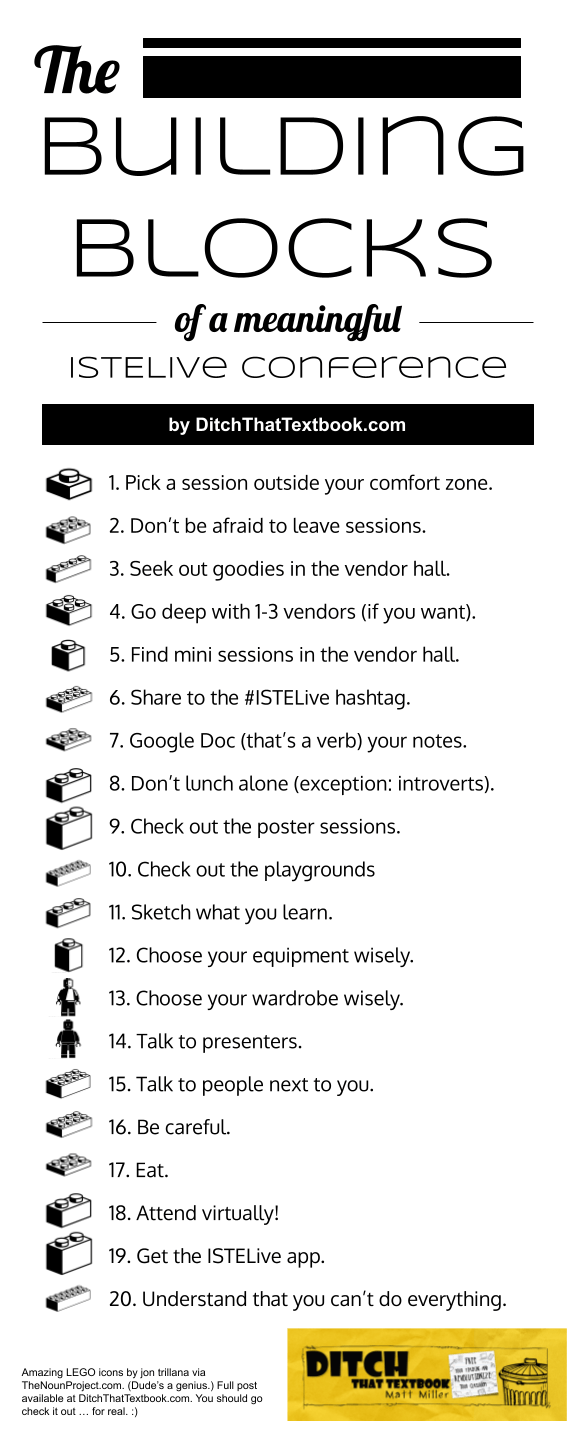 Building blocks of a meaningful ISTELive conference