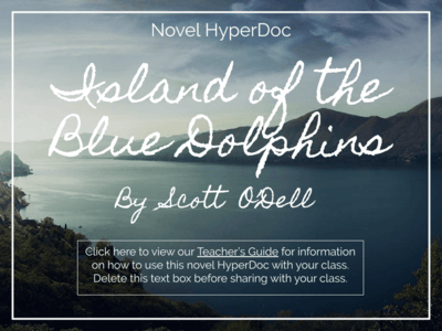 Island of the Blue Dolphins Novel HyperDoc Island of the Blue Dolphins