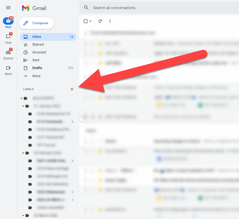 gmail labels