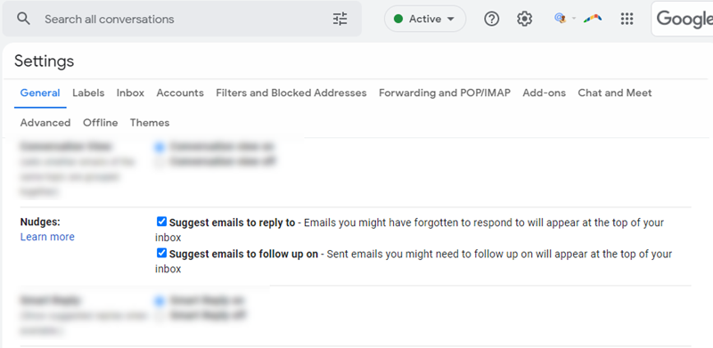 gmail nudge