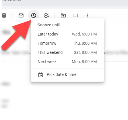 gmail snooze