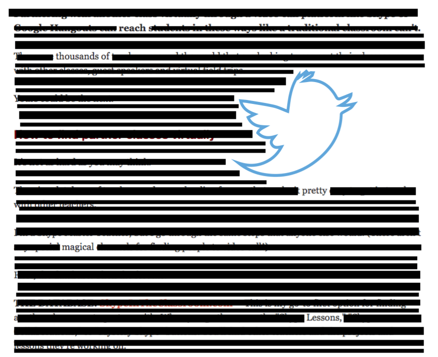 google drawings blackout poetry