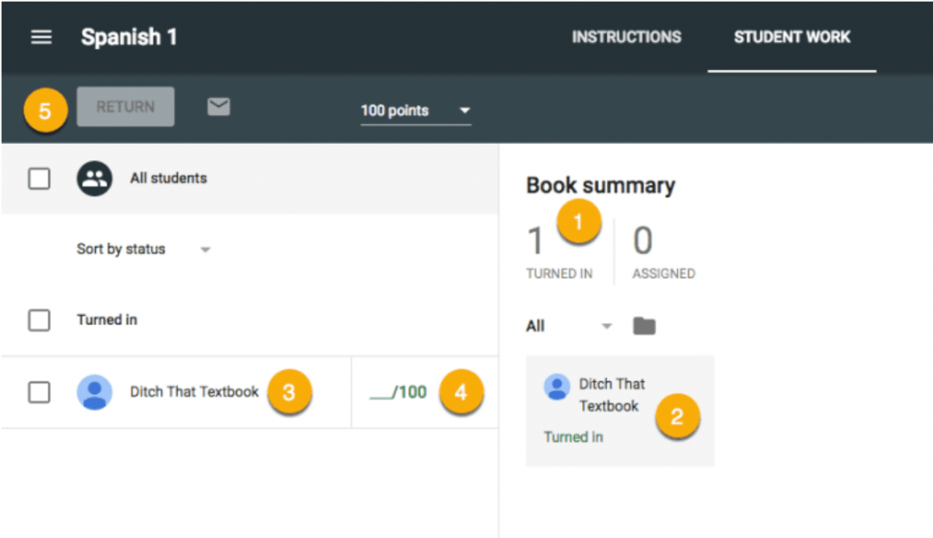 Grade and return work in Google Classroom Grade and return work in Google Classroom