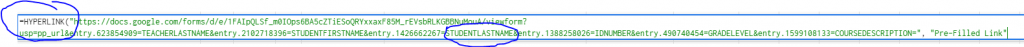 Google forms pre-filled links step 7c
