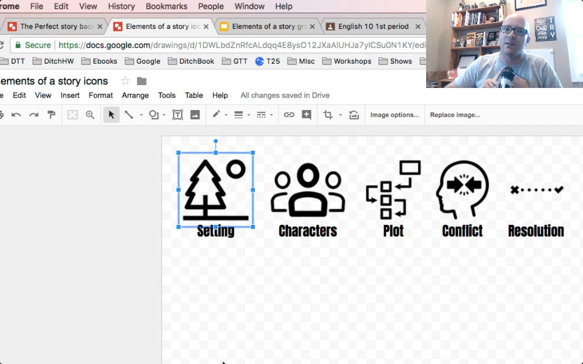 moveable icons activity