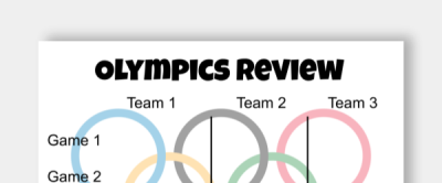 olympics review leaderboard template