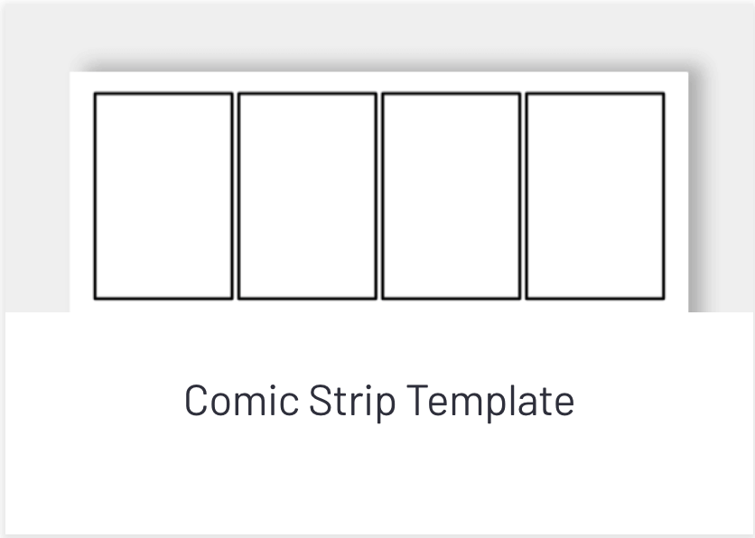 comic strip template