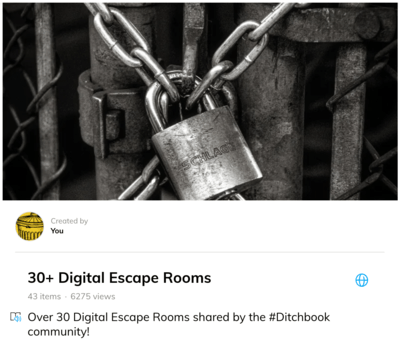 30+ Digital escape rooms
