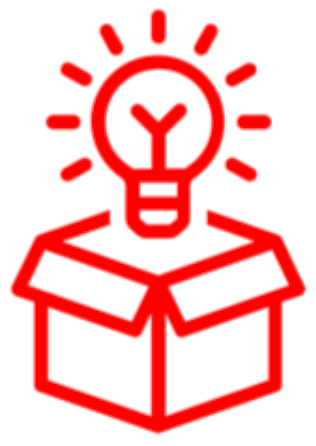 Lightbulb in a Box Icon