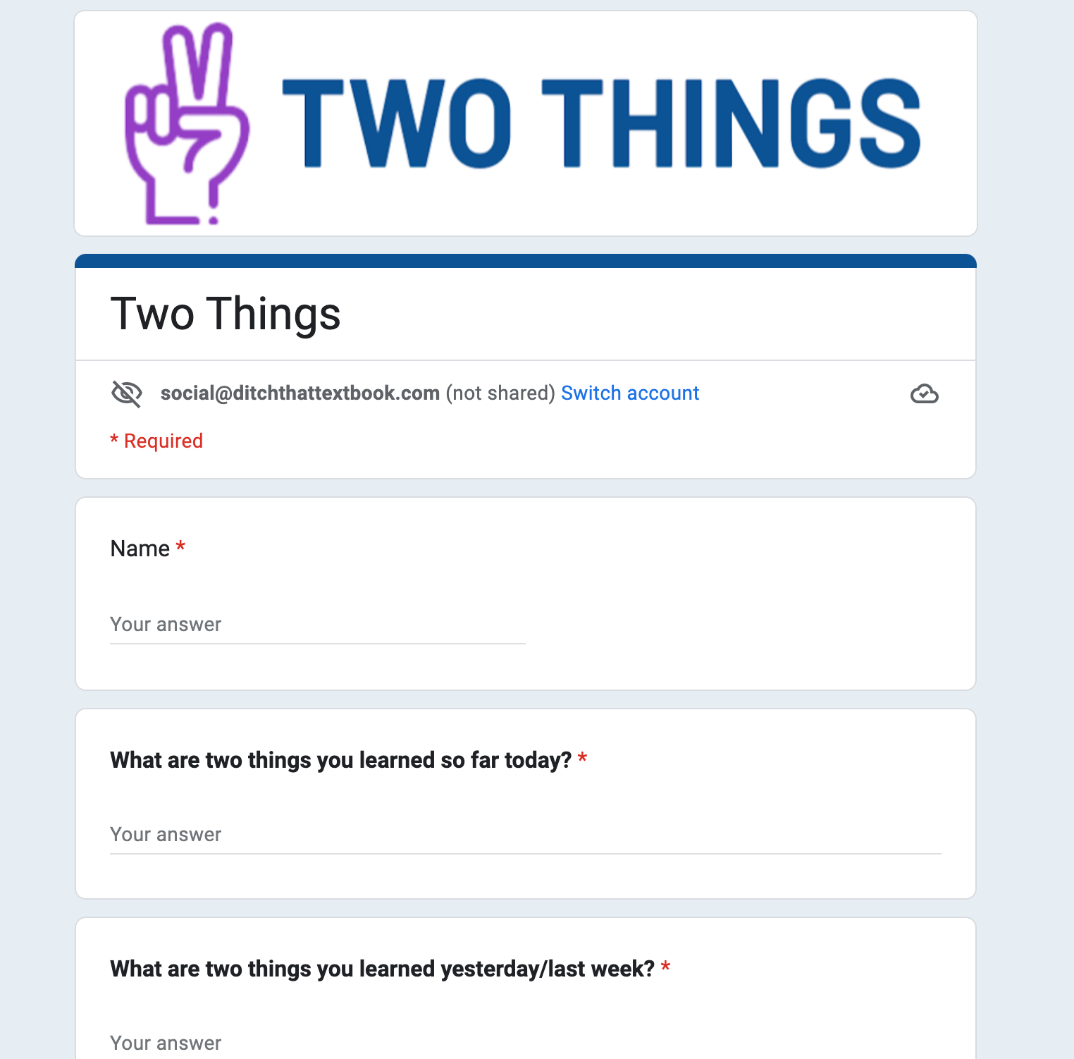 Two Things