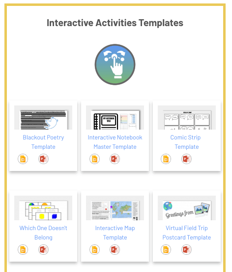 Templates Page