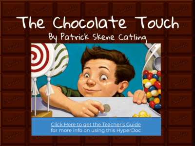 The Chocolate Touch Novel HyperDoc The Chocolate Touch