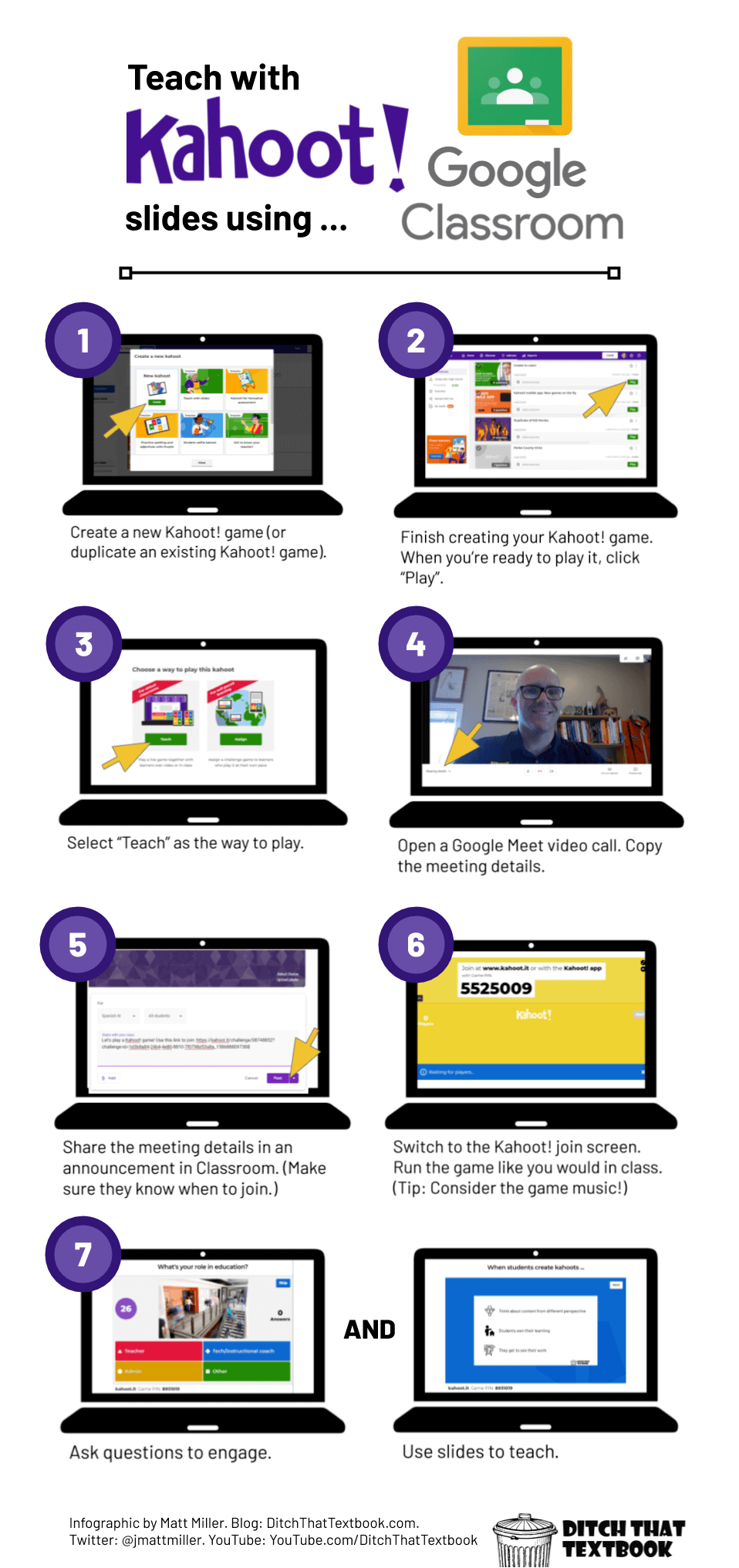 teach with kahoot slides using google classroom (1) Teach with Kahoot! slides using Google Classroom Template