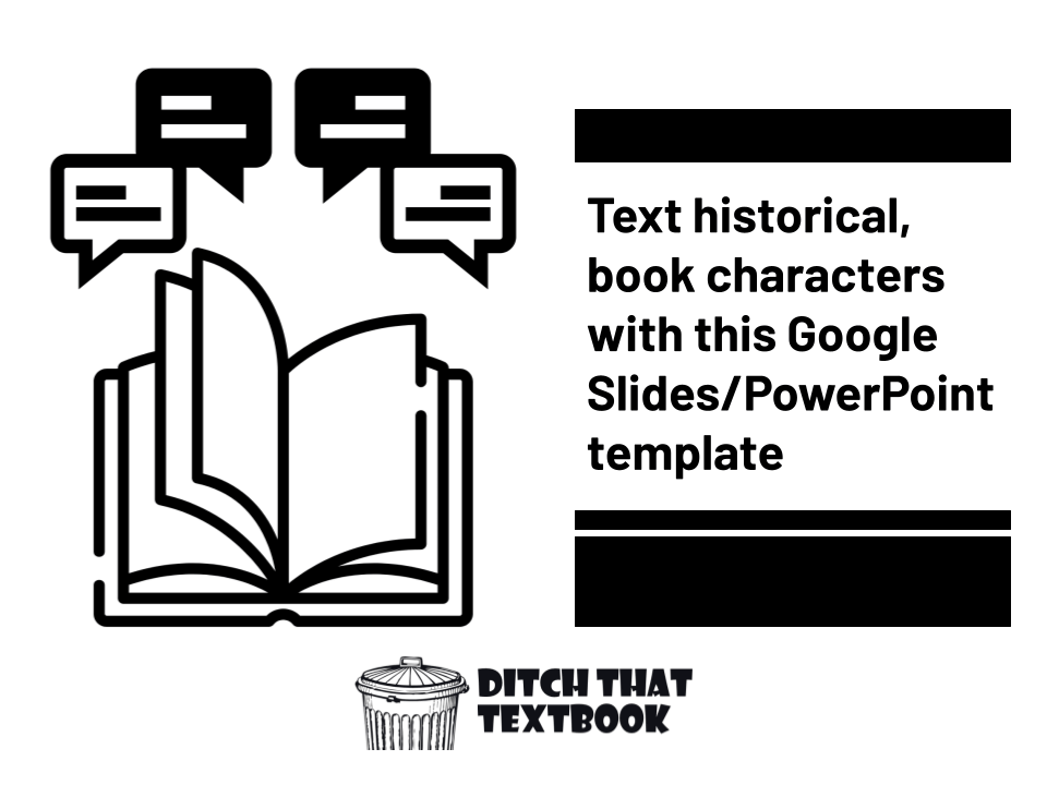 text historical book characters google slides powerpoint template