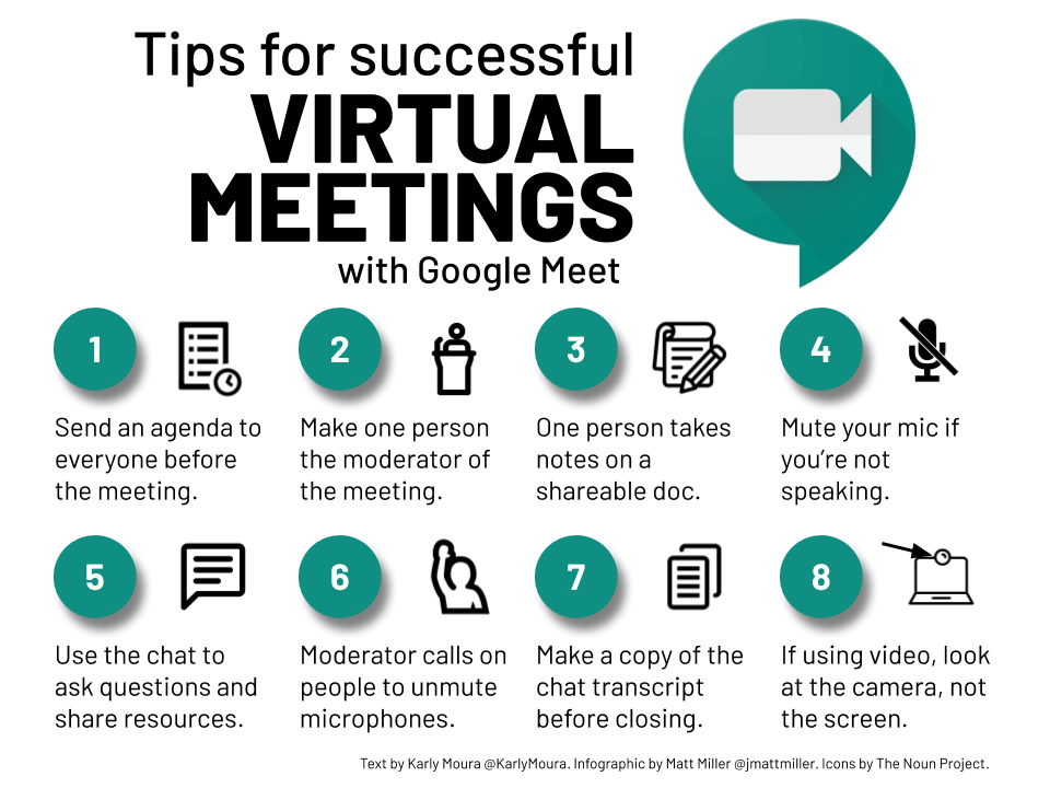 Tips for successful virtual meetings with Google Meet
