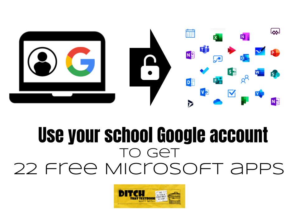 use your school google account to get 22 free microsoft apps