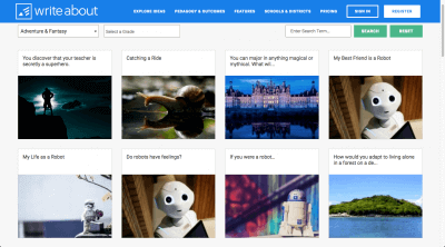 write-about-prompts-400x222 Write about site screenshot